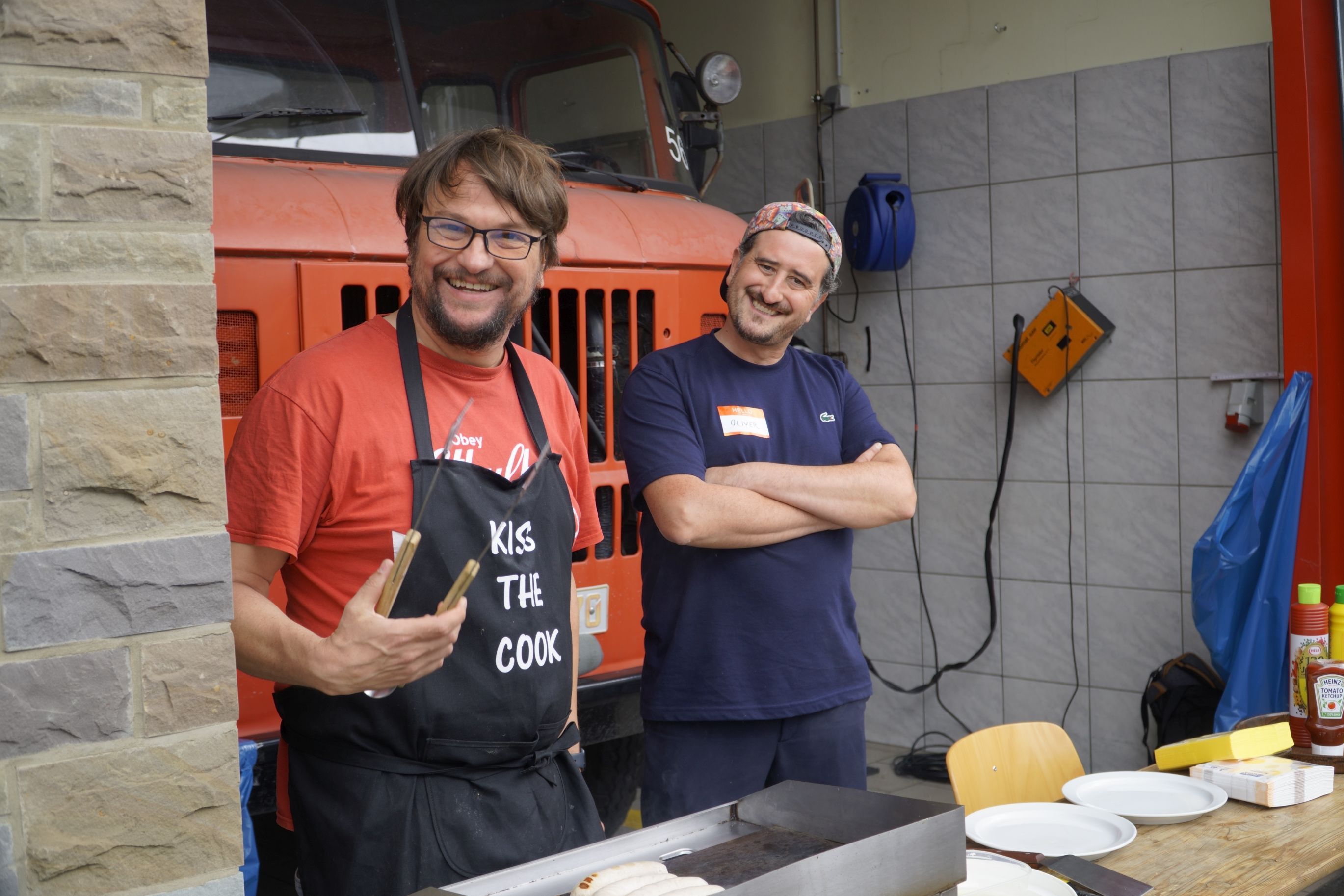 Oberbretter am Grill